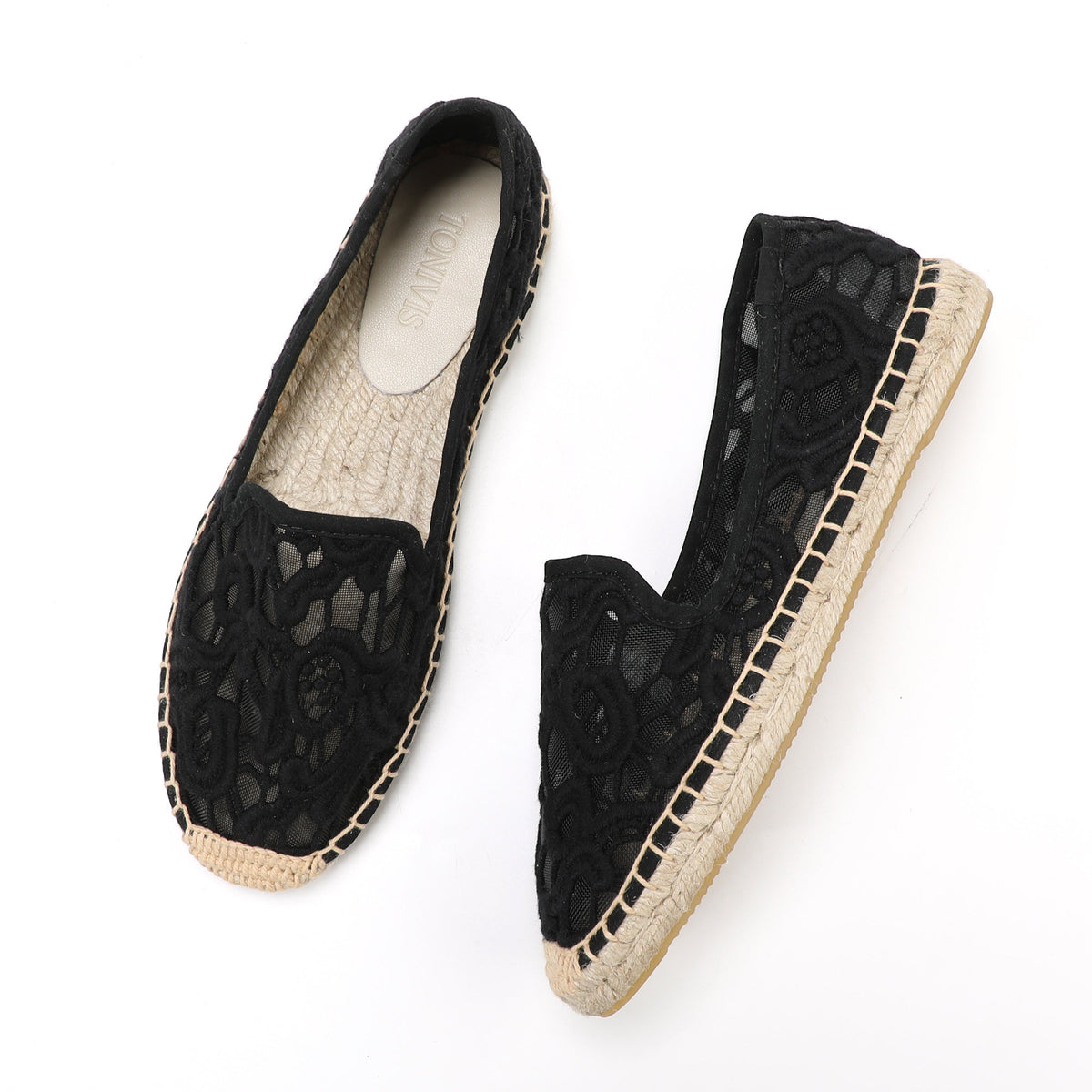 W-F690 women's espadrille flats, product photo