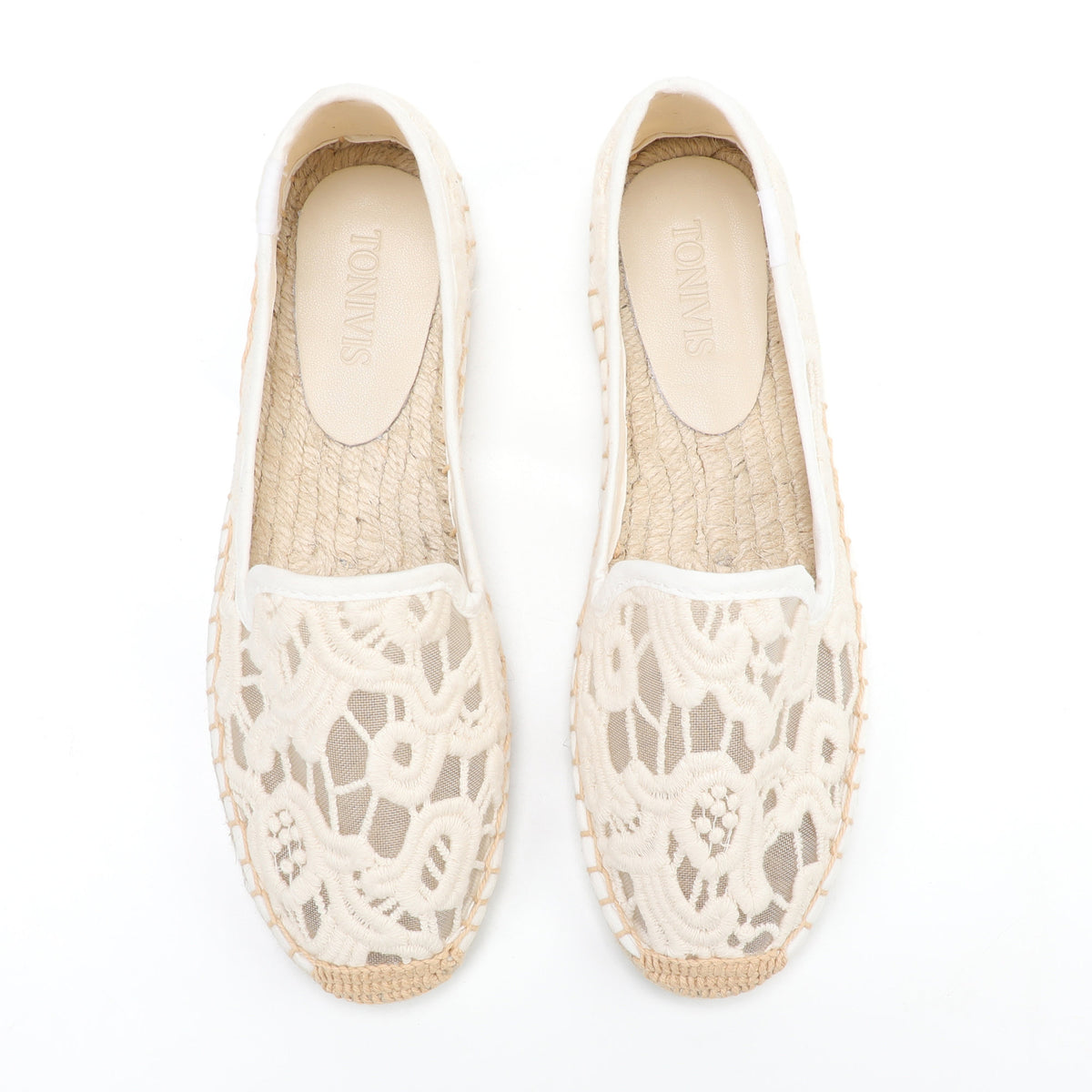 W-F691 women's espadrille flats, product photo