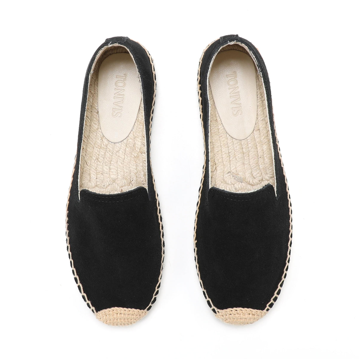 W-F693 women's espadrille flats, product photo