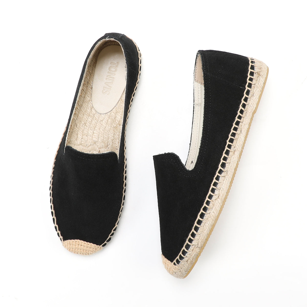 W-F693 women's espadrille flats, product photo