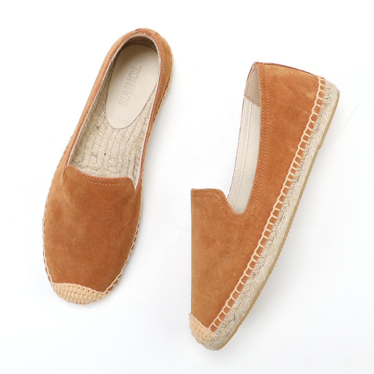 W-F694 women's espadrille flats, product photo