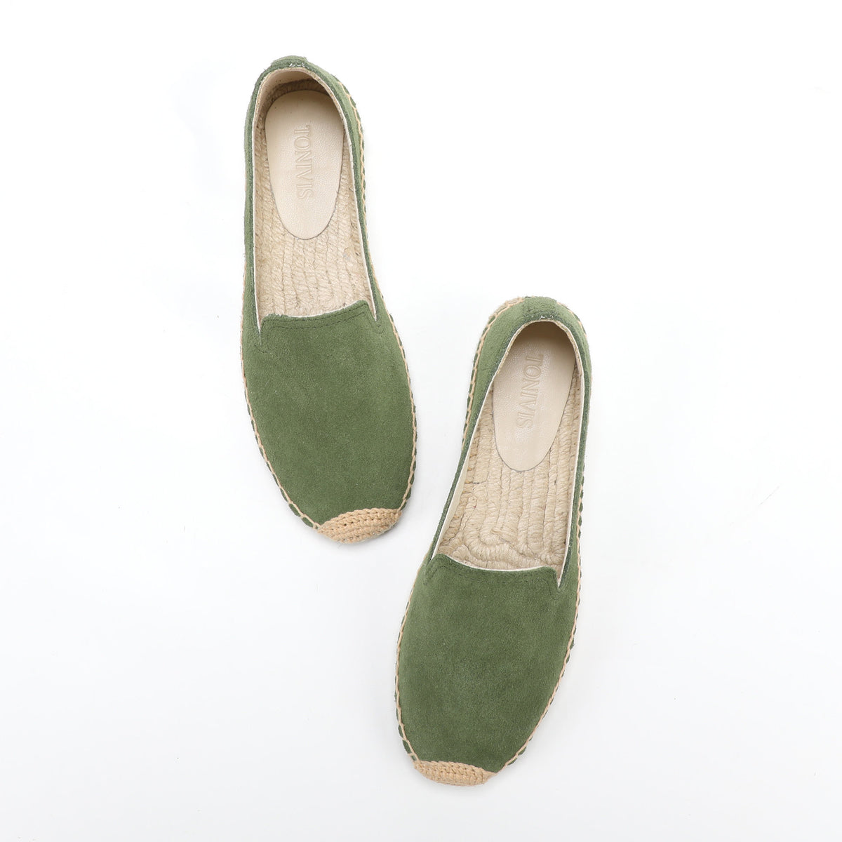W-F696 women's espadrille flats, product photo