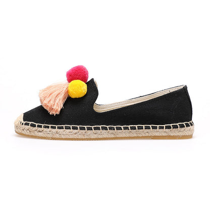 W-F699 women's espadrille flats, product photo