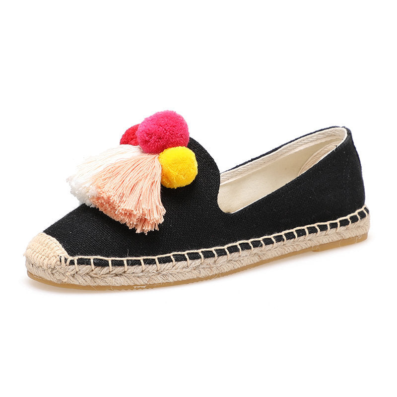 W-F699 women's espadrille flats, product photo