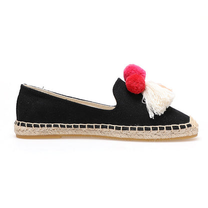 W-F699 women's espadrille flats, product photo