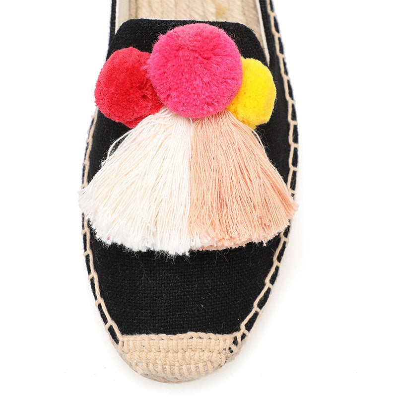 W-F699 women's espadrille flats, product photo