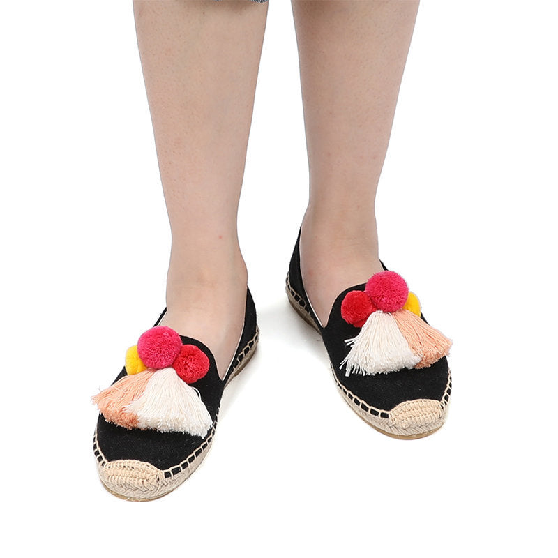 W-F699 women's espadrille flats, product photo