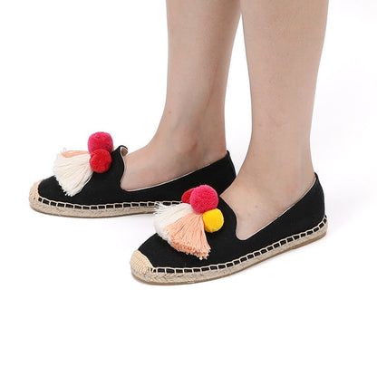 W-F699 women's espadrille flats, product photo