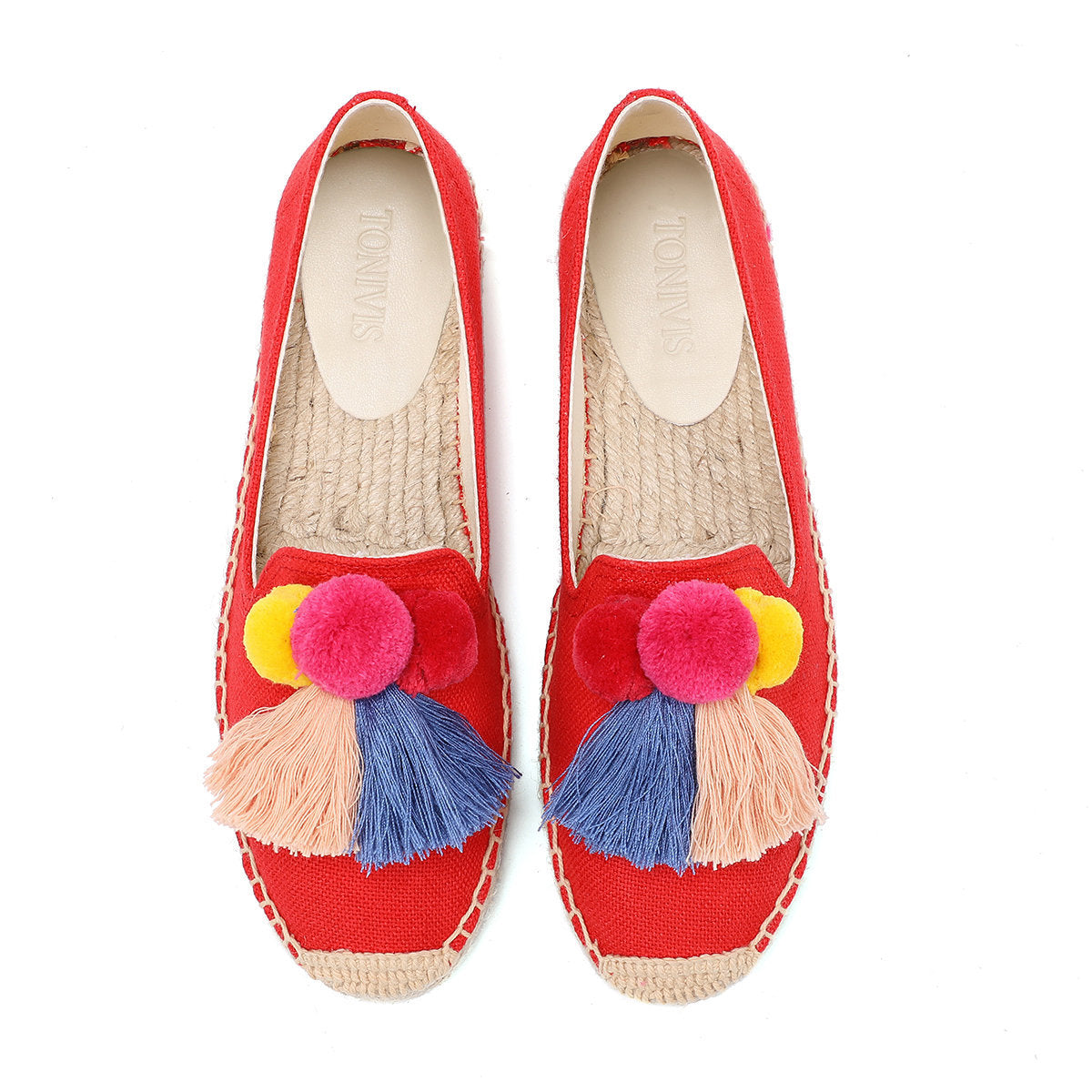 W-F700 women's espadrille flats, product photo