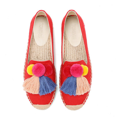 W-F700 women's espadrille flats, product photo