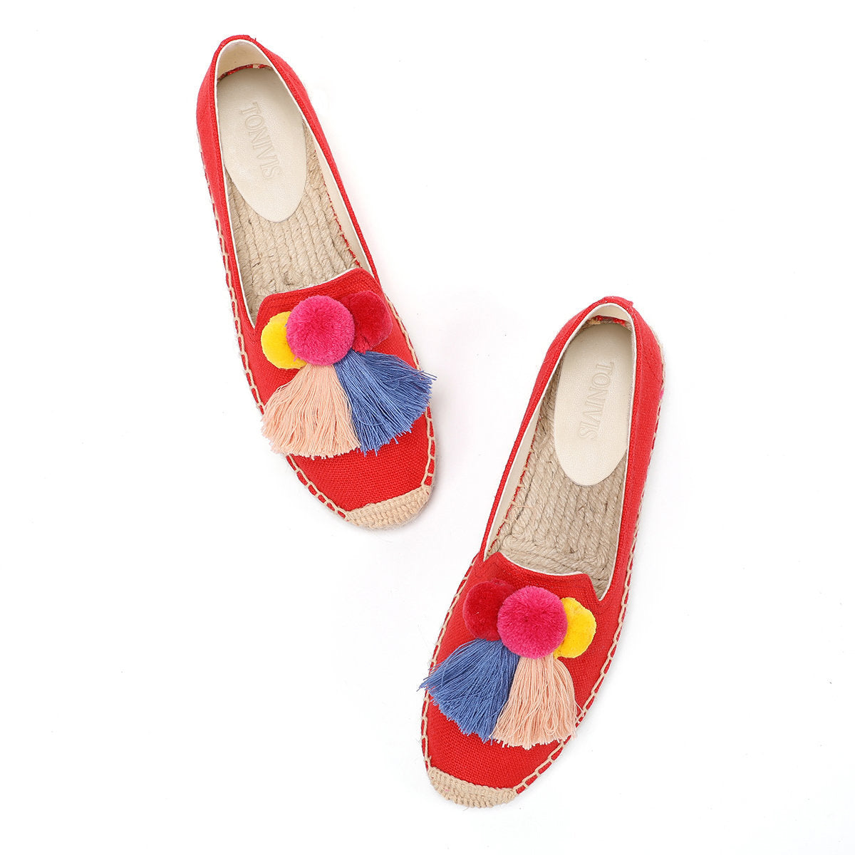 W-F700 women's espadrille flats, product photo