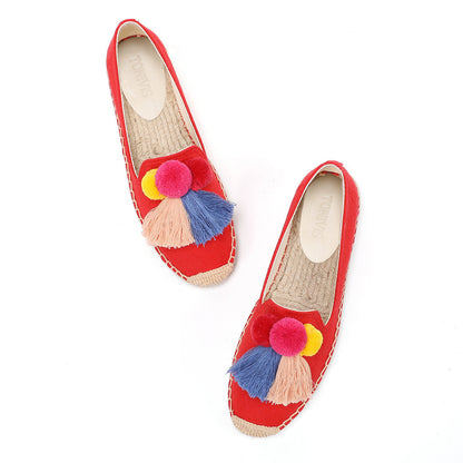 W-F700 women's espadrille flats, product photo