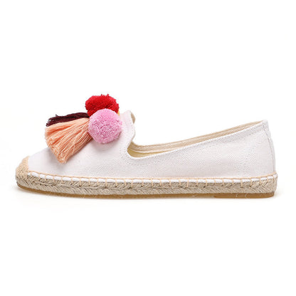 W-F701 women's espadrille flats, product photo