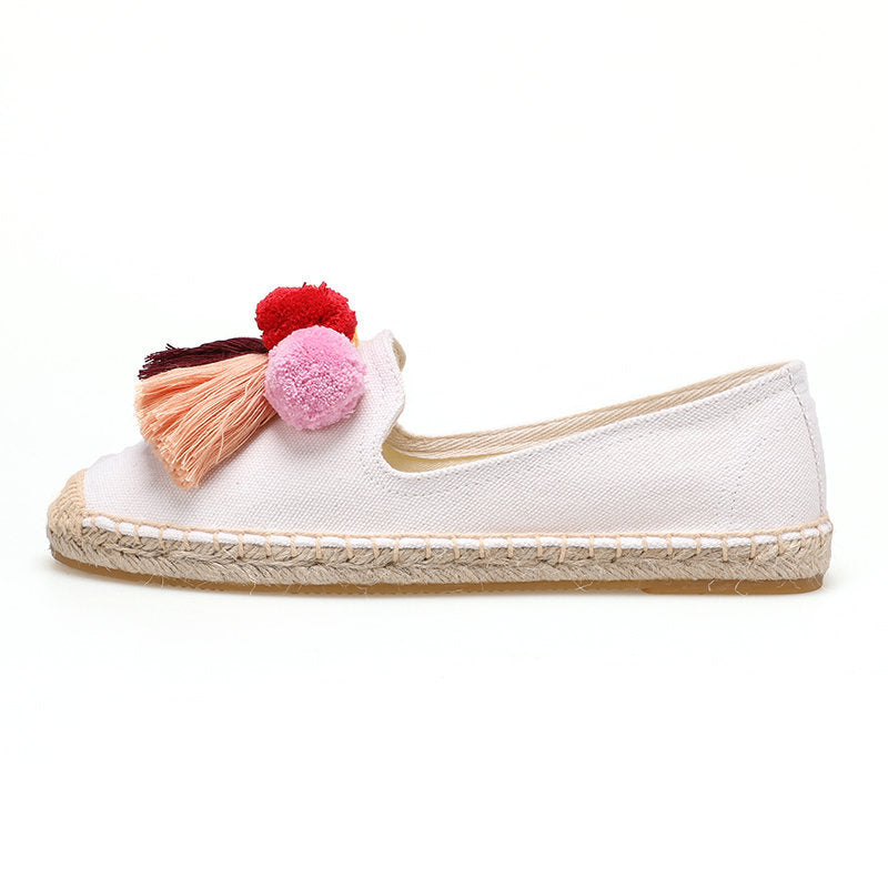 W-F701 women's espadrille flats, product photo