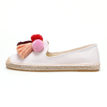 W-F701 women's espadrille flats, product photo