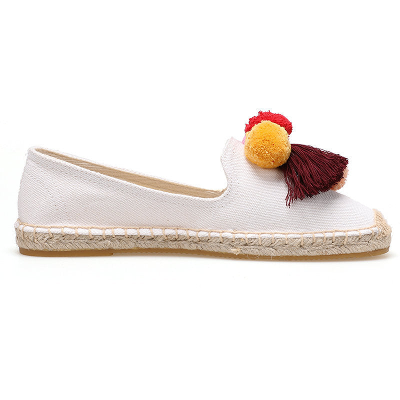 W-F701 women's espadrille flats, product photo