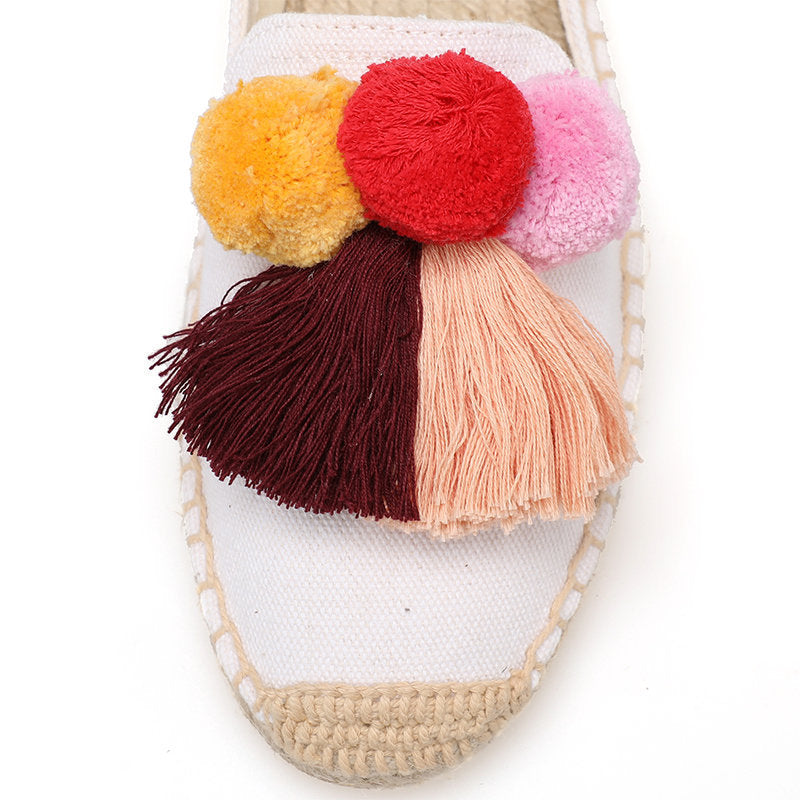 W-F701 women's espadrille flats, product photo