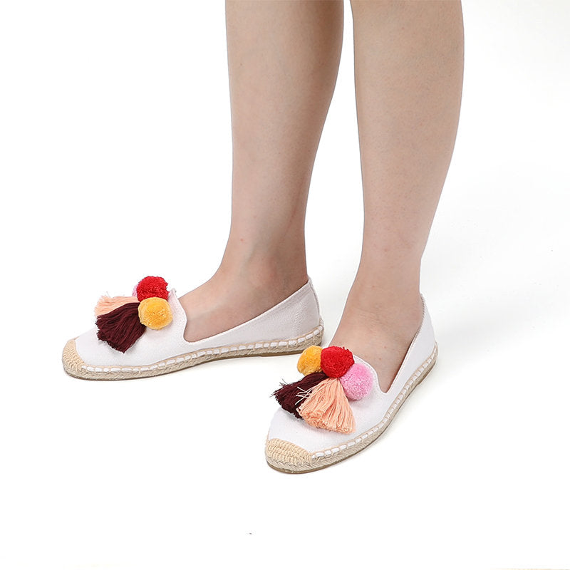 W-F701 women's espadrille flats, product photo