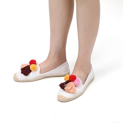 W-F701 women's espadrille flats, product photo