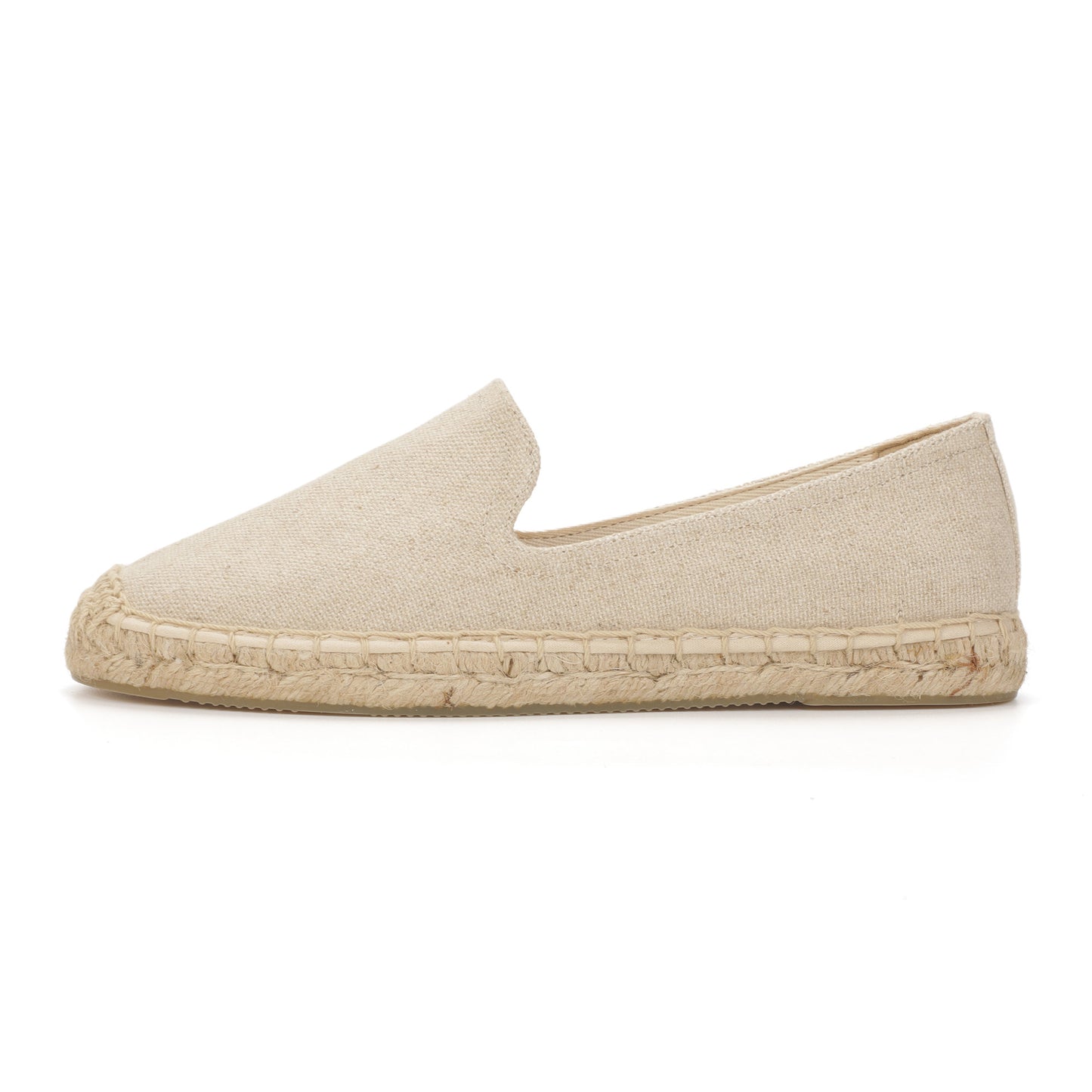 TONIVIS Women's Linen Beige espadrille flats image 4