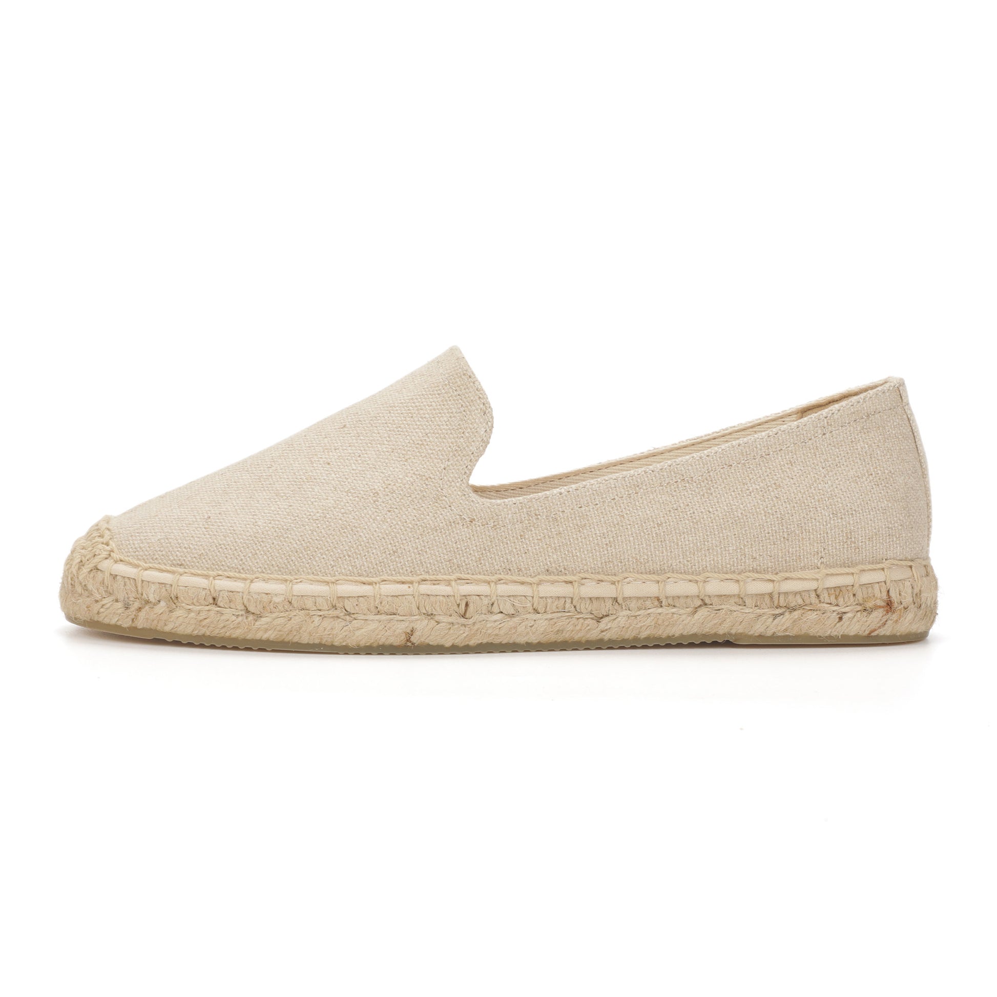 TONIVIS Women's Linen Beige espadrille flats image 4