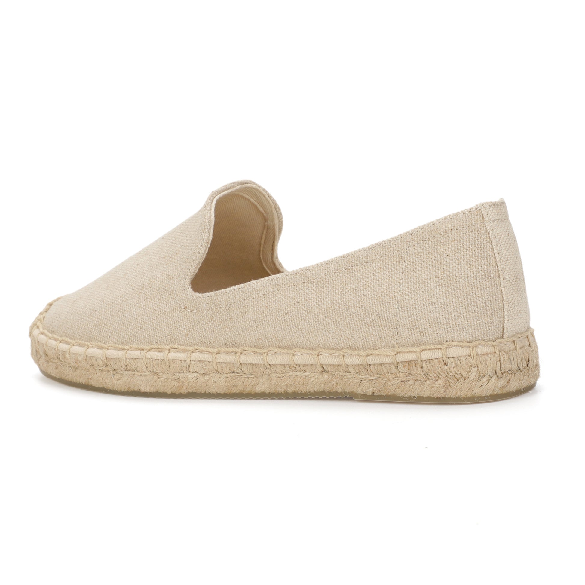 TONIVIS Women's Linen Beige espadrille flats image 5