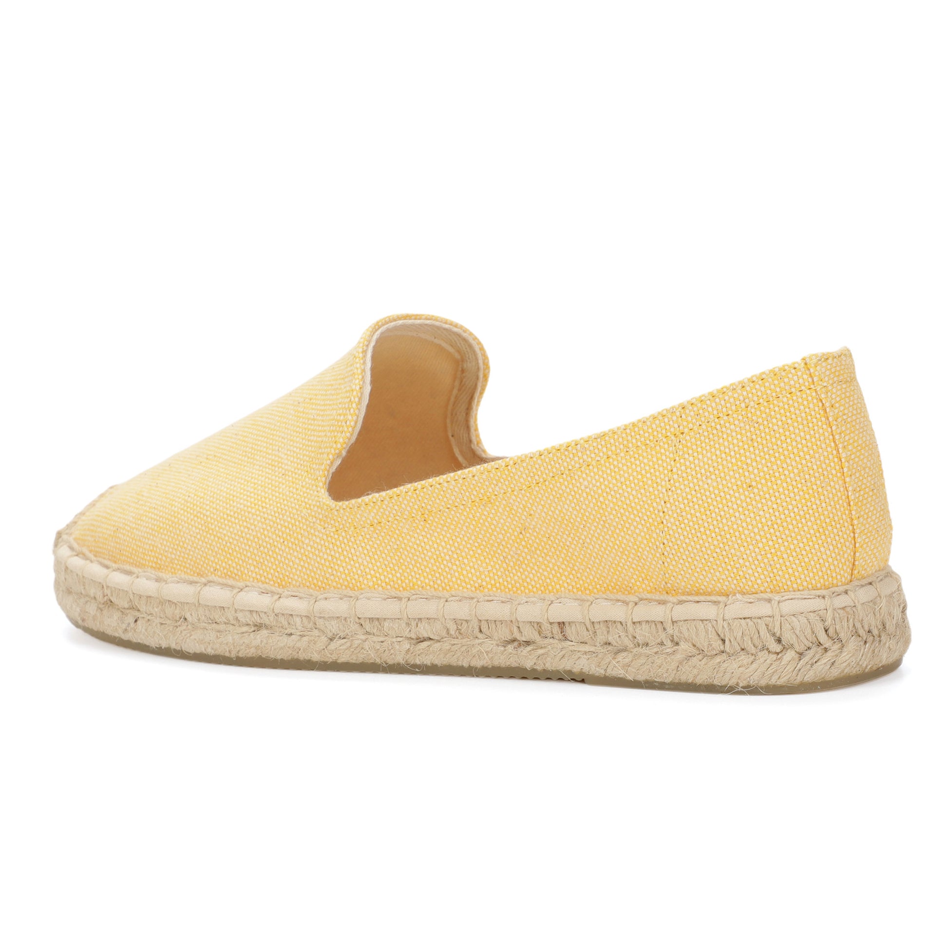 TONIVIS Women's Lemon Yellow espadrille flats image 5