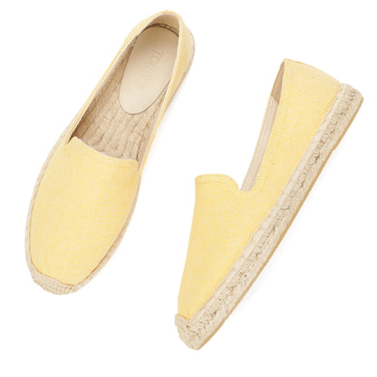 TONIVIS Women's Lemon Yellow espadrille flats image 8