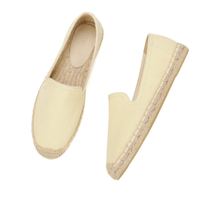 TONIVIS Women's Cream Yellow espadrille flats image 8