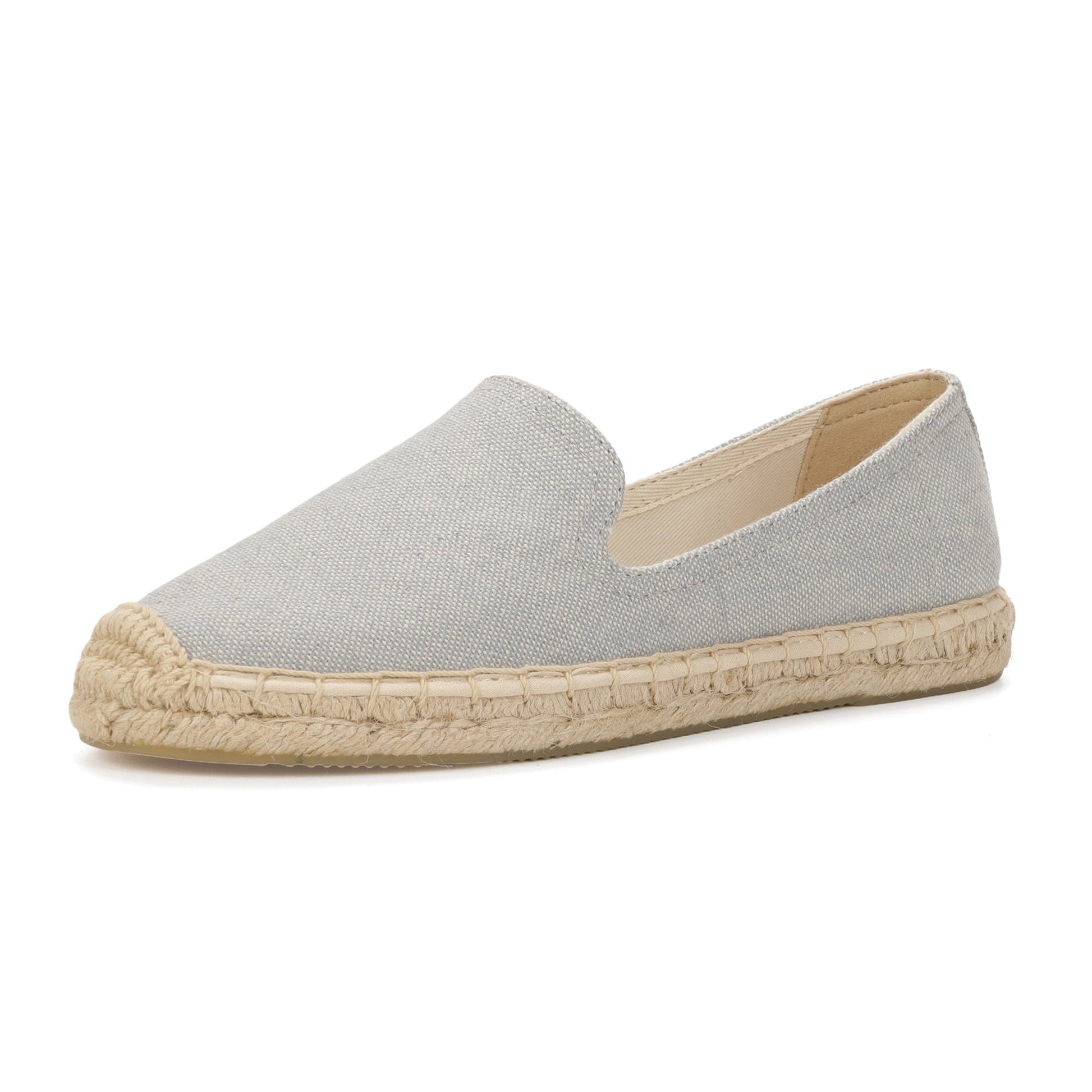 TONIVIS Women's Linen Gray espadrille flats image 3