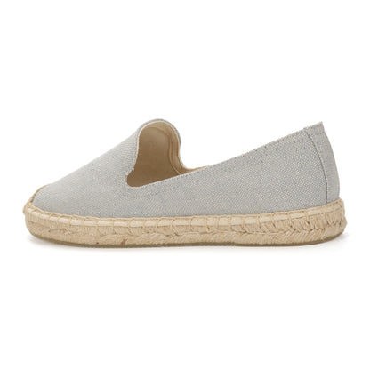 TONIVIS Women's Linen Gray espadrille flats image 5