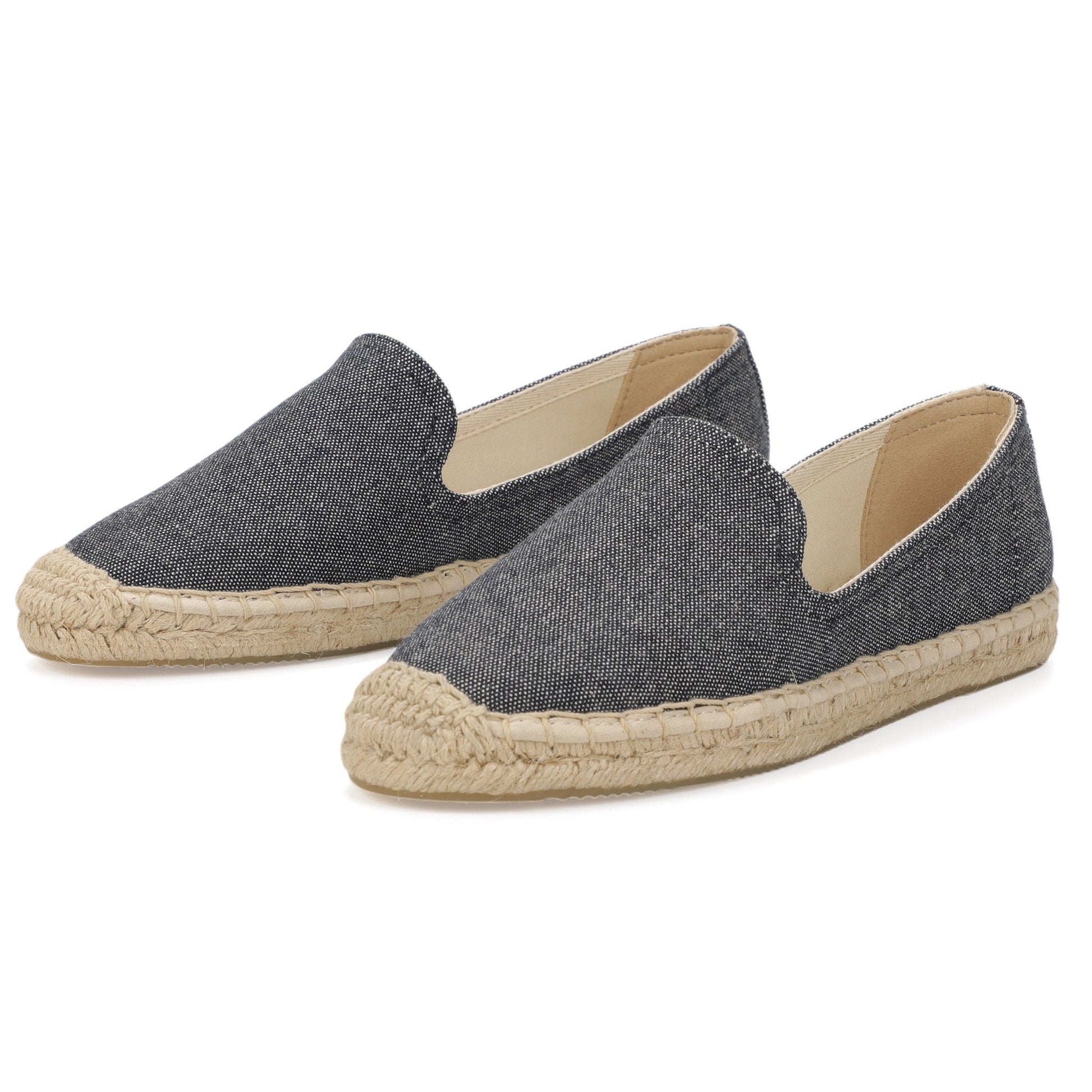 TONIVIS Women's Navy Blue espadrille flats image 2