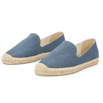 TONIVIS Women's Dark Denim espadrille flats image 2