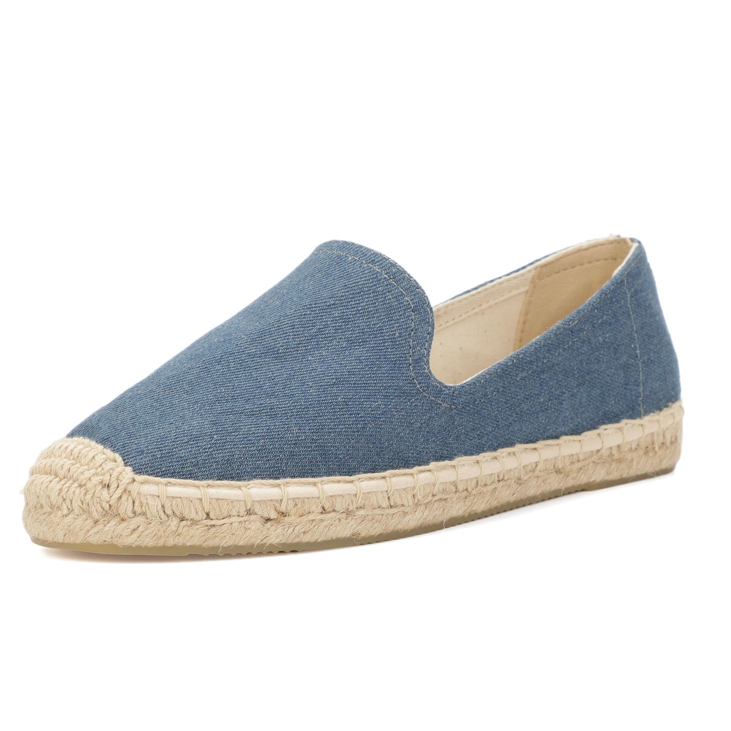 TONIVIS Women's Dark Denim espadrille flats image 3