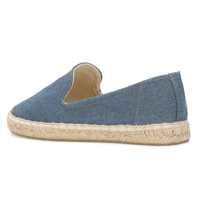 TONIVIS Women's Dark Denim espadrille flats image 5