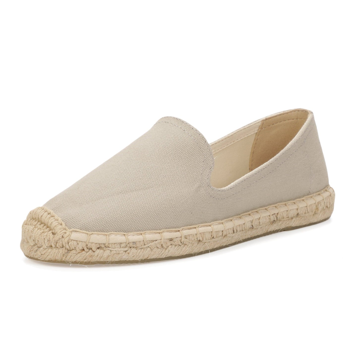 TONIVIS Women's Taupe Gray espadrille flats image 2