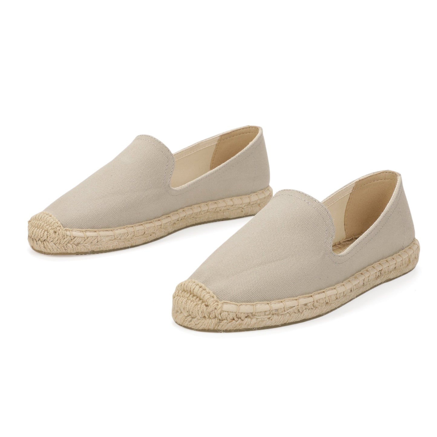 TONIVIS Women's Taupe Gray espadrille flats image 8
