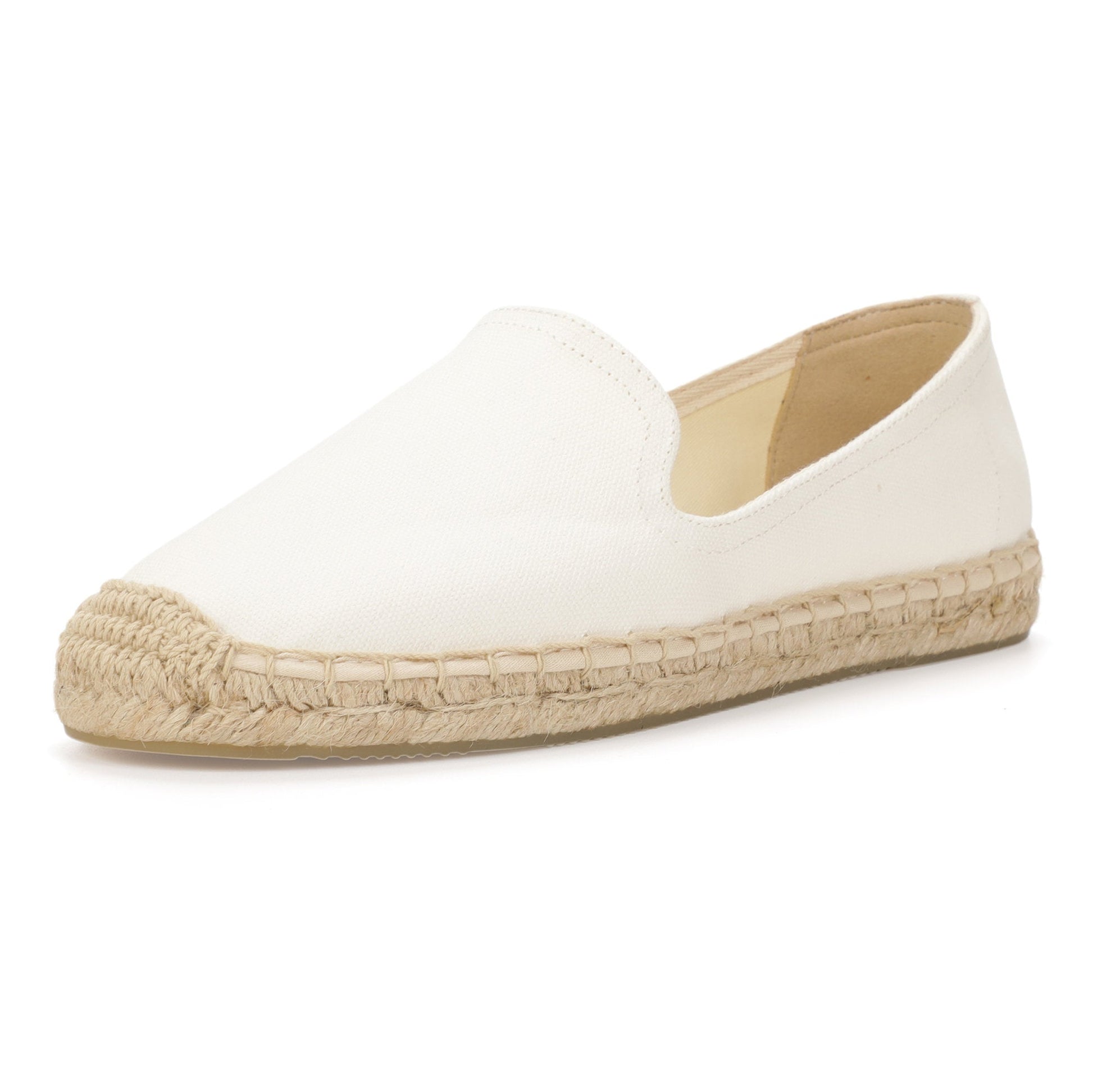 TONIVIS Women's White espadrille flats image 3