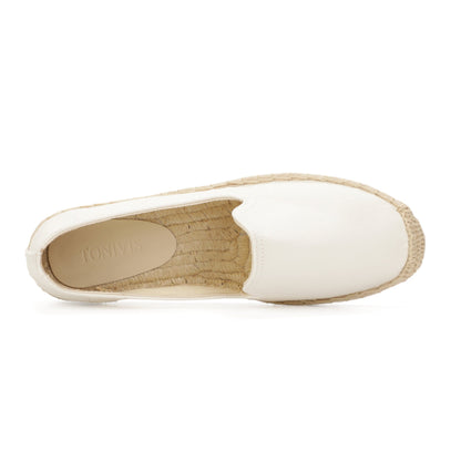 TONIVIS Women's White espadrille flats image 7