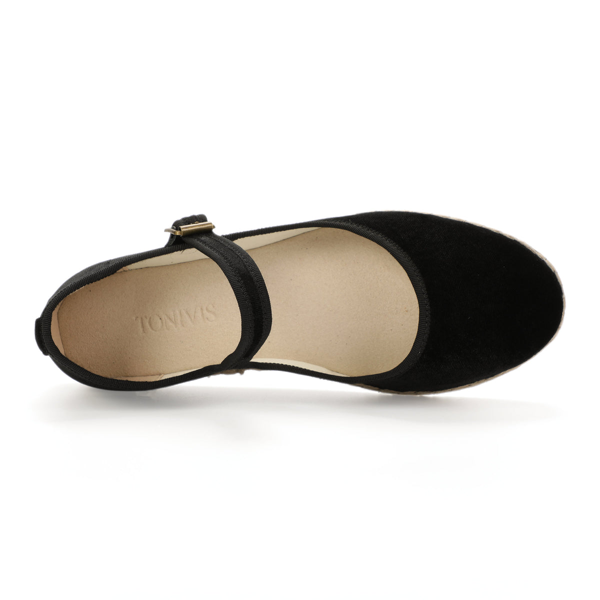 Women's Mary Jane Espadrilles - Black