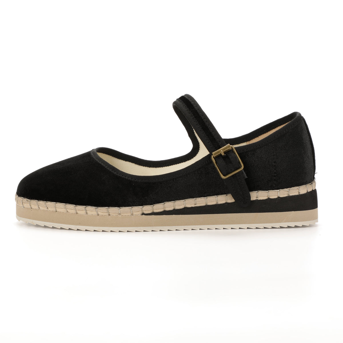 Women's Mary Jane Espadrilles - Black