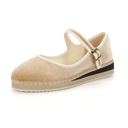 Women's Mary Jane Espadrilles - Beige