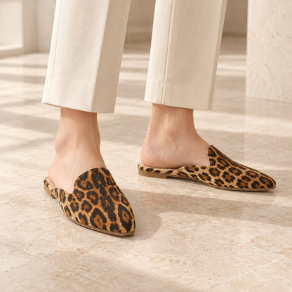 TONIVIS W-P20282 leopard print pointed-toe mules - image 10