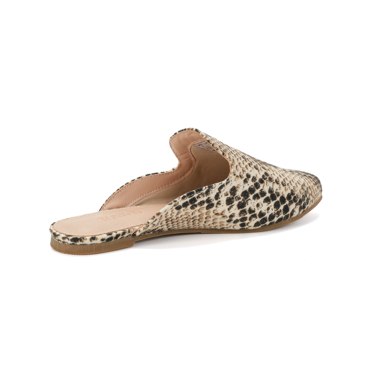 TONIVIS W-P20283 snake print pointed-toe mules - image 5