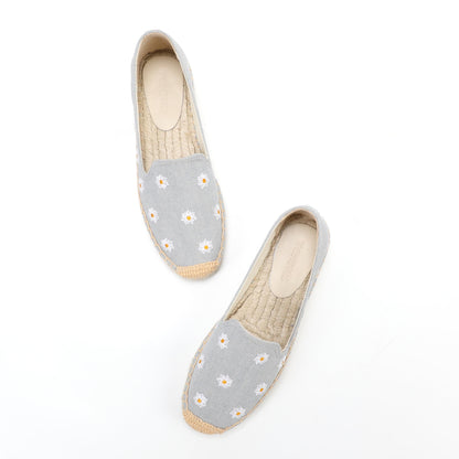 Gray Daisy women's platform espadrilles, style W-P9867
