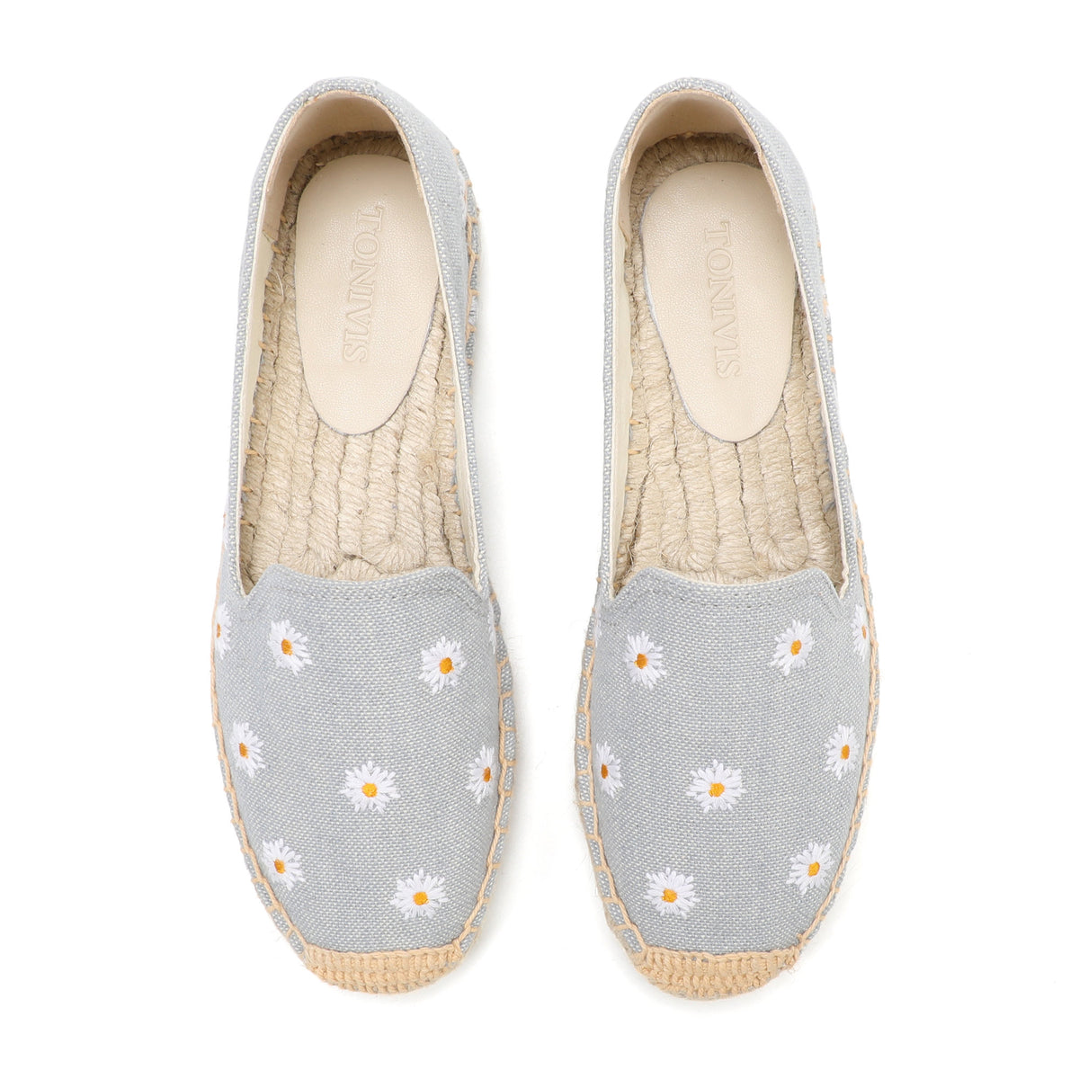 Gray Daisy women's platform espadrilles, style W-P9867