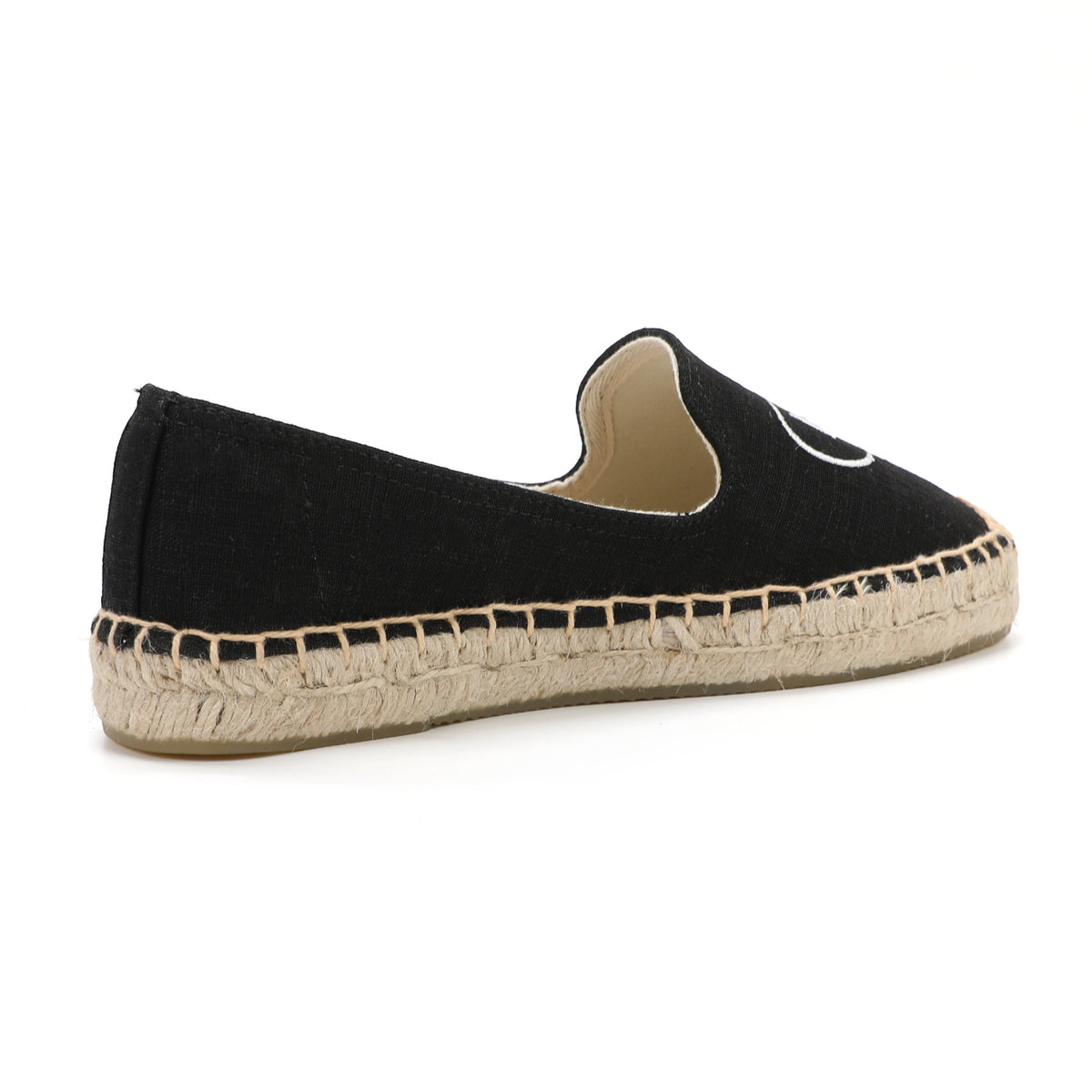 Black Hi women's platform espadrilles, style W-P9871