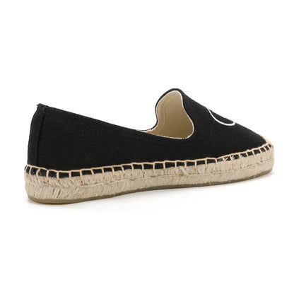 Black Hi women's platform espadrilles, style W-P9871
