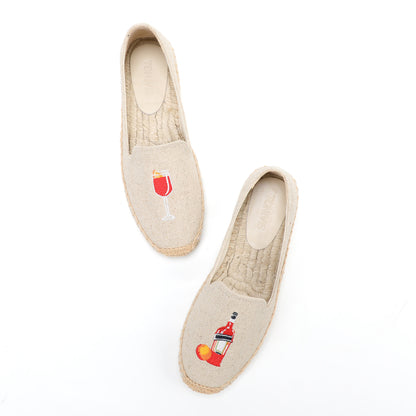 Beige Juice women's platform espadrilles, style W-P9877