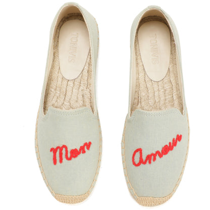 Blue Letters women's platform espadrilles, style W-P9885